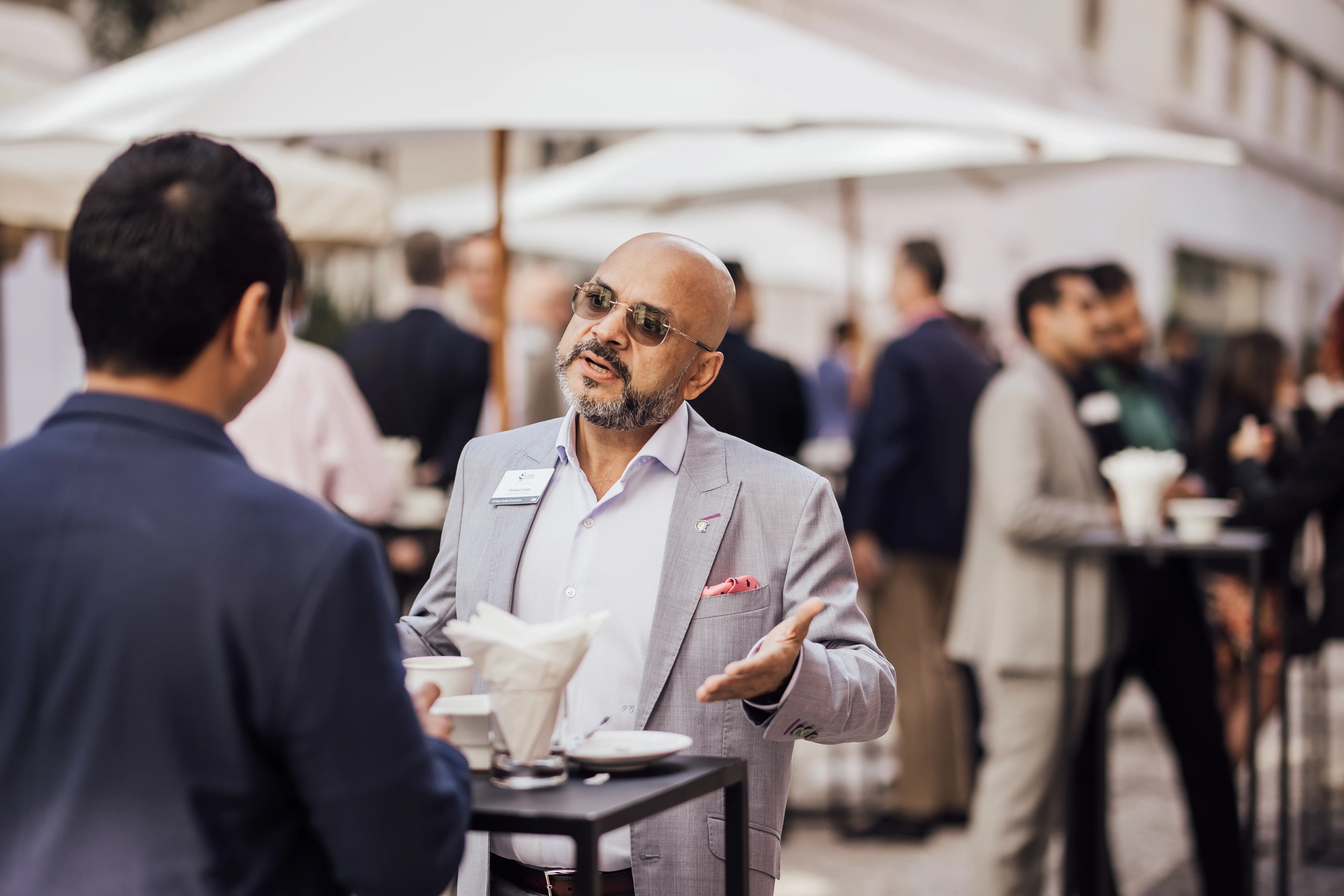 Pankaj Gupta consulting a client